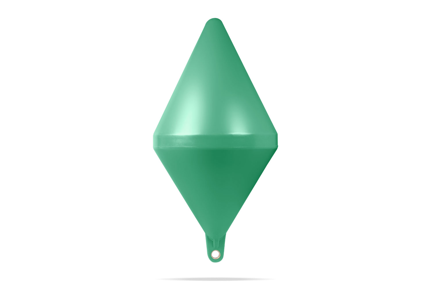 Normalizadas bicónicas verde