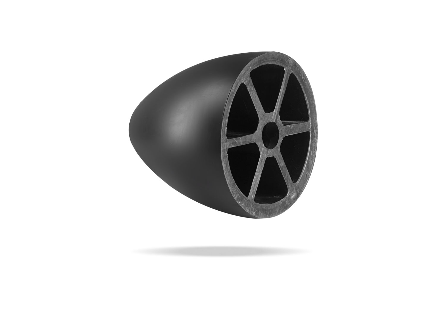 Cono de goma con radios